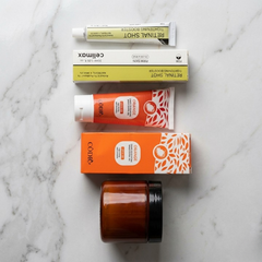 Ultimate Skin Transformation 3-Piece Bundle | Retinal Booster, Orange Enzyme Gel & Zafrani Nourishing Cream