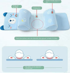 Adjustable Baby Sleeping Support Pillow Anti Roll Cushion And Neck Protection Infant Sleep Positioner | Random Colour