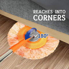 Extendable Telescopic Microfiber Mop – Adjustable & Reusable Cleaning Head