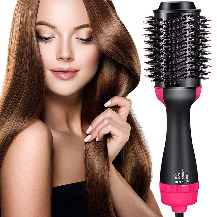 3-in-1 Hot Air Brush – Hair Dryer, Straightener & Volumizing Styler