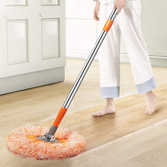Extendable Telescopic Microfiber Mop – Adjustable & Reusable Cleaning Head