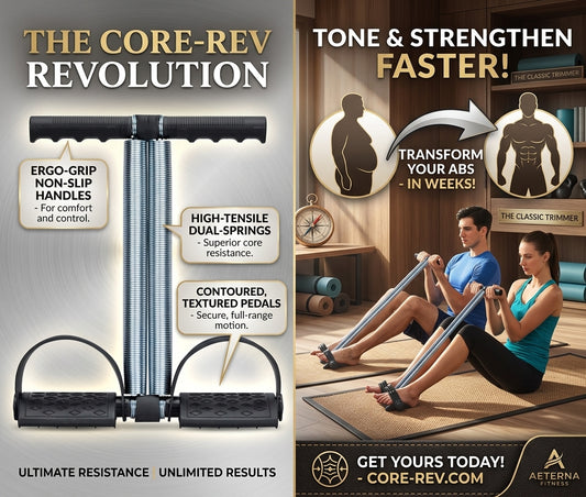 Tummy Trimmer Double Spring – Portable Full-Body Resistance Exercise & Core Workout Tool